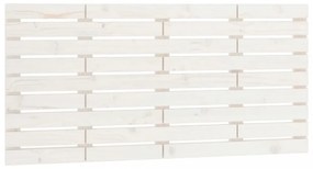 fehér tömör fenyőfa fali fejtámla 156x3x63 cm