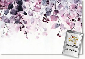 Fotótapéta Flizelina Akvarell Növények Borostyán Kúszónövény Természet 300x210 ragasztó