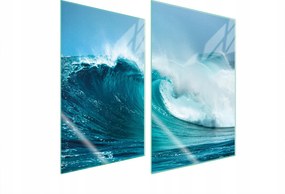 Üveg Konyhai Védőlap 2x35x52 Hullám Edzett Üveg