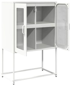 Magastábla Fehér 68x39x107 cm Acél