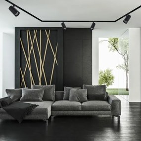 LED Spotlámpa sínrendszerhez MAGNETIC TRACK LED/10W/48V 3000K fekete