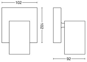 Philips 50591/30/PN - Spotlámpa MYLIVING KOSIPO 1xGU10/5,5W/230V