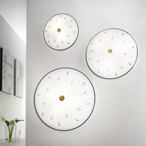 Kolarz 731.U14.4.70- Mennyezeti lámpa NONNA 4xE27/60W/230V átm. 54 cm zöld/réz