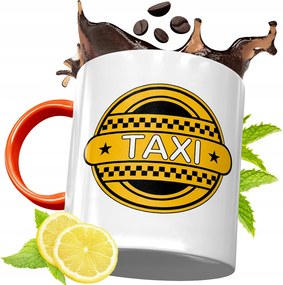Narancssárga Bögre Taxisofőrnek Ajándék fényképes nyomattal