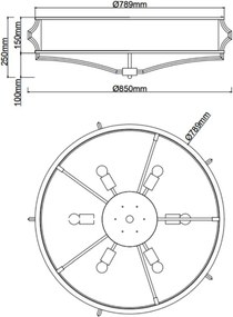 Orlicki Design STESSO OR84467 Süllyesztett mennyezeti lámpa 1x12W/E27 3000K