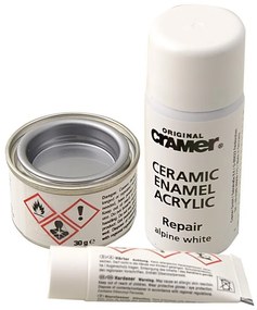 Sapho, REPAIR KIT javítókészlet - kerámia, zománc és akril, fehér, CA-16080