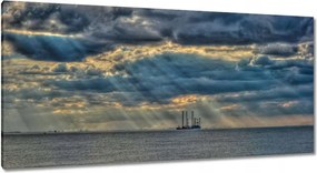 Vászonkép 115x55 Sugárzó égbolt