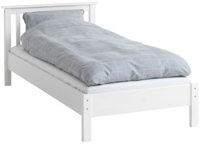 Egyszemélyes ágy TORINO 90x200 fehér lakk