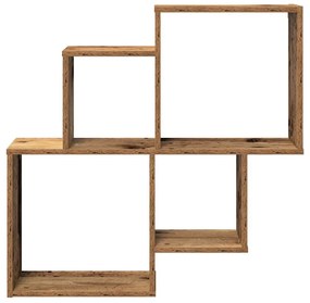 fali polc Régi fa 80x15x78,5 cm Gépelt fa