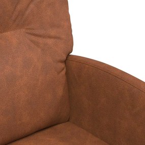 Kerekes Étkező Székek 2 pcs Barna 57 x 67 x 95 cm Műbőr