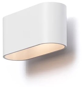 RENDL R12743 MARIO fali lámpa, fel - le világítás matt fehér