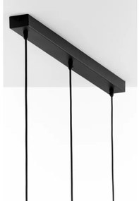 Jupiter 2092 - CORTINA zsinóros csillár 3xE27/15W/230V arany/fekete