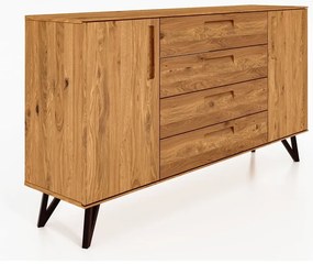 Magas tölgyfa komód 182x100 cm Golo - The Beds