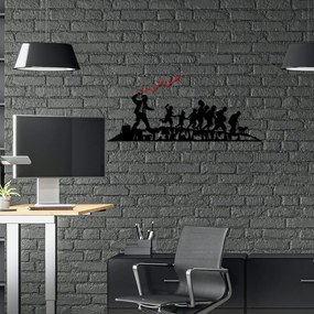Banksy fém fali dekoráció, 30×70 cm – TR891TNL2293