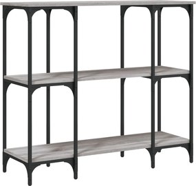 vidaXL szürke sonoma színű szerelt fa tálalóasztal 102x35x90 cm