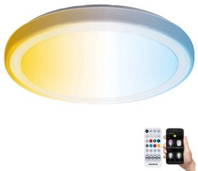 Aigostar B.V. Aigostar - LED Fürdőszobai mennyezeti lámpa LED/24W/230V IP44 + távirányítás S10303NB9