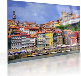 Üveg kép - Ribeira, Portugália (70x50 cm)