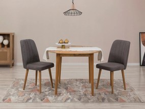 Étkező szett Vlasta 3 (atlanti fenyő + antracit) (2 fő részére). Akció -20%. 1093771