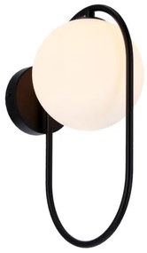 Fali lámpa CORDEL 1xG9/28W/230V fekete