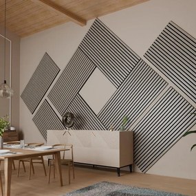 Juskys 4 darabos akusztikus panel szett - világos tölgy