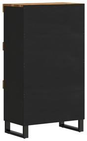 vidaXL tömör mangófa tálalószekrény 60 x 33 x 107 cm