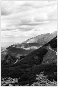 Poszterek 80x120 Tátra Lengyel hegyek Kilátás