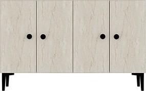 Pella 120 - White, Travertine