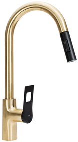 Konyhai csaptelep Rea SOUL Gold Black