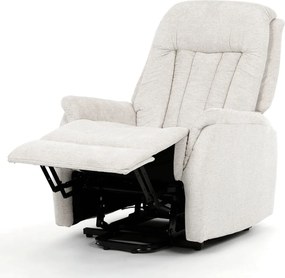 Elektromos relax fotel állítható háttámlával bézs szövet TV-Q8575 CRM2