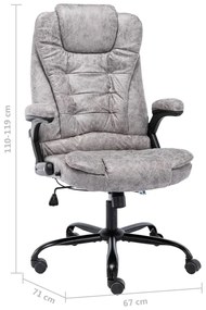 világosszürke művelúr irodaszék