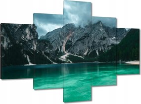 Våszonkép 100x70 Hegyi tó Tåjkép