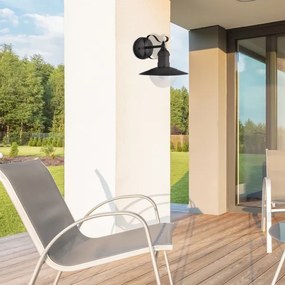 Brilagi - Kültéri fali lámpa MOLDE 1xE27/60W/230V IP44 fekete