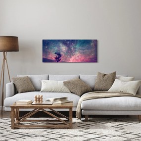 Kép - természetfeletti éjszakai égbolt (120x50 cm)