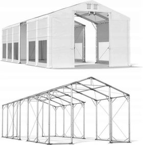 Garázs sátor 4x20m [4m] Tömör Das 580 P