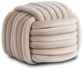 MAGMA krémszín fonott puff