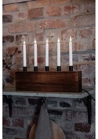 Barna karácsonyi fénydekoráció Albero – Markslöjd