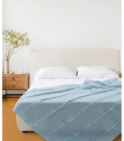 Kék ágytakaró 200x220 cm Trenza – Oyo Concept
