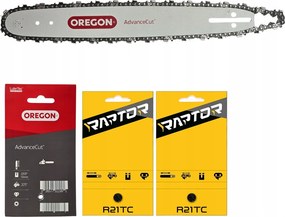 2x Raptor lánc vezetősín Nac TT-CS4500 45cm .0325" 1,5mm