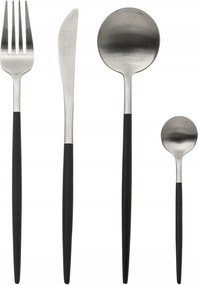 Rozsdamentes acél Evőeszköz Készlet 6 személyes 24db-os