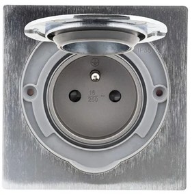 Solight 5B320 kültéri beépíthető padlós aljzat IP55 védelemmel