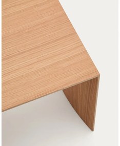 Tárolóasztal tölgyfa dekorral 40x55 cm Litto – Kave Home