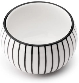 Fehér-fekete porcelán-öntöttvas teázó szett Shanxi – Bredemeijer