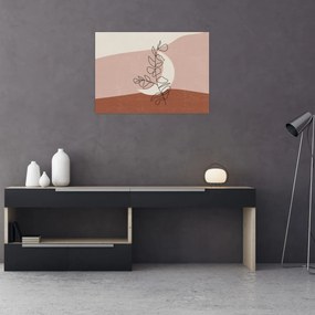 Kép - Boho levelek N⁰2 (70x50 cm)