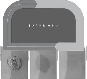 Fürdőszoba Szőnyeg Gyorsan Száradó Nedvszívó Csúszásgátló Szőnyeg Fürdőszoba Wc