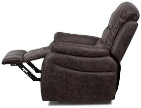 Barna Vintage Szövet Fekvőfotel. TV-4086 BR