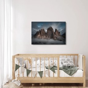 Kép - Három fogak, olasz Dolomitok (90x60 cm)