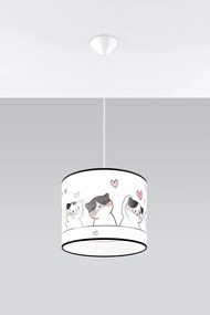 Fehér gyerek lámpa Puss – Sollux