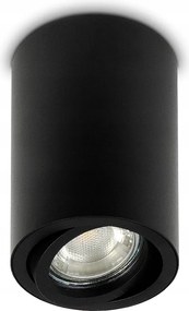 Led Lámpatest Falra Szerelhető Halogén Cső Fekete Nappali Konyha Mozgatható GU10