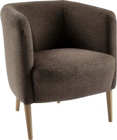 Fotel, barna/bükk, ALIEN