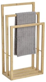 WENKO 25629100 - BAMBUSA törölközőtartó állvány 42,5x82 cm barna